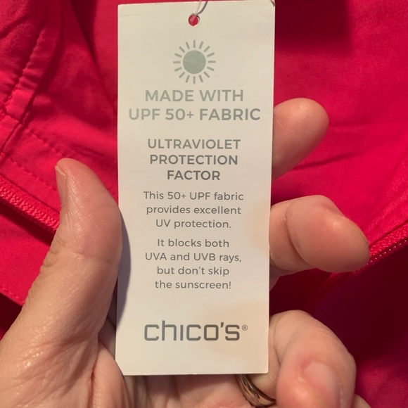 Chico's Zenergy Neema Jacket in Haute Pink Chico's Size 0 US Small NWT - Picture 5 of 7